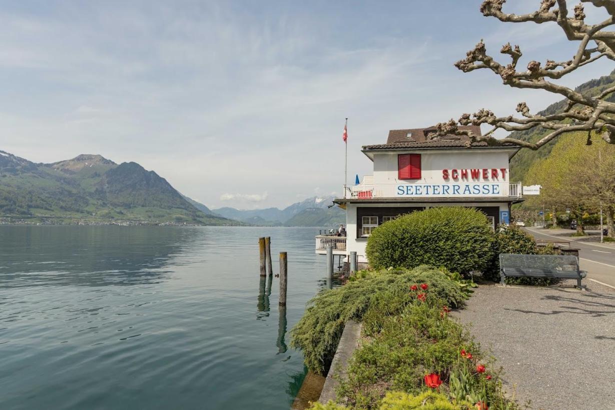Seehotel Schwert Gersau Esterno foto
