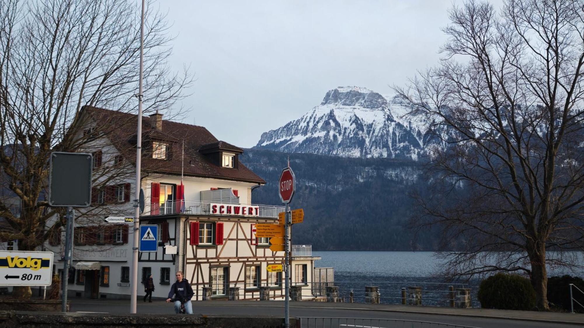 Seehotel Schwert Gersau Esterno foto